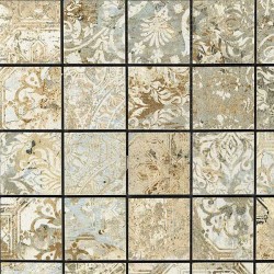 Модерни плочки за банята с размери 5 x 5 см. CARPET SAND NAT MOSAI